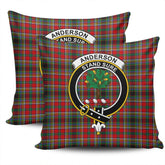 Clan Anderson of Arbrake Tartan Crest Pillow Cover VR10 Clan Anderson Tartan Today